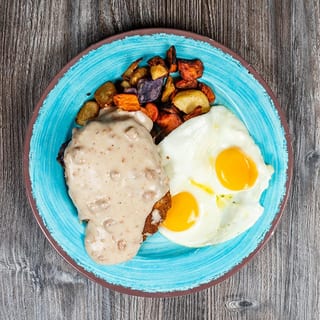 Country Fried Steak & Eggs