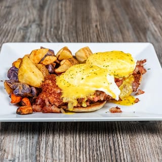 Corned Beef Hash Benedict
